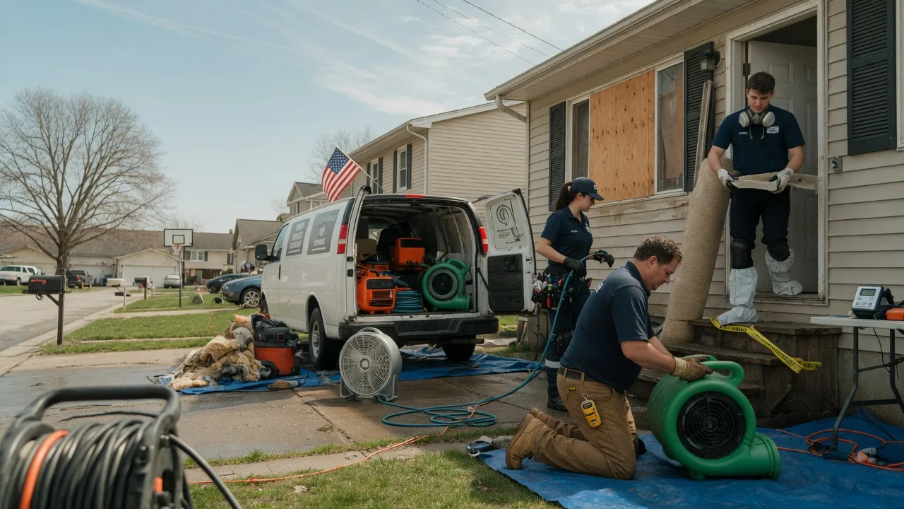Water Damage Restoration in Comfort, WV near me